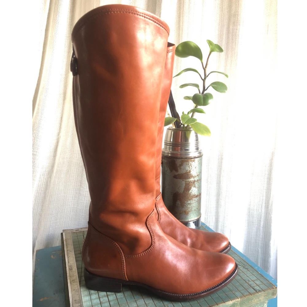 Corso Como Brown Leather Riding Boots